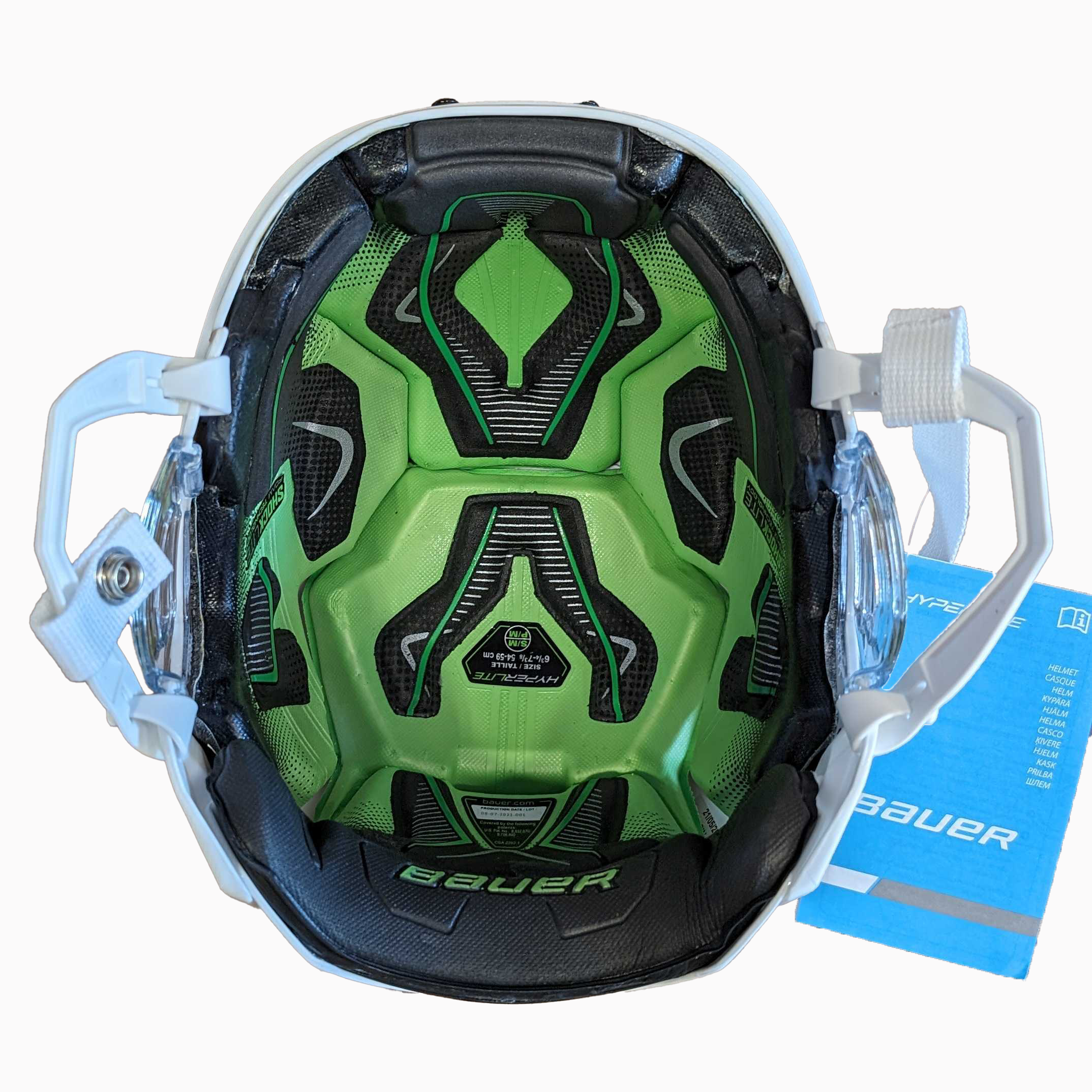 Casque de hockey Bauer Hyperlite (blanc)